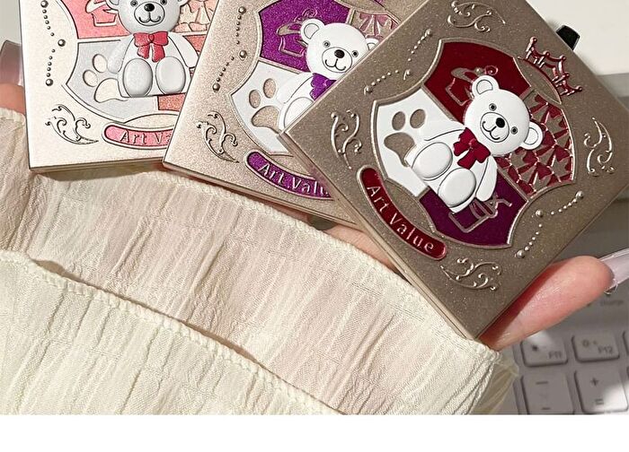 Little Bear Knight 4 Colours Eyeshadow Palette - 01# Summer Brown (1.5g x 4)