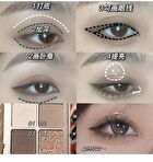 Little Bear Knight 4 Colours Eyeshadow Palette - 01# Summer Brown (1.5g x 4)