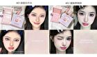 4 Colours Cartoon Embossed Matte Blush Palette - 01# Milky Apricot (2g x 4)