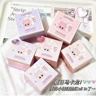 4 Colours Cartoon Embossed Matte Blush Palette - 01# Milky Apricot (2g x 4)