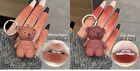 Bear Keyring Matte Lip Mud - 9 Colours - 01# White Peach - 1.7g