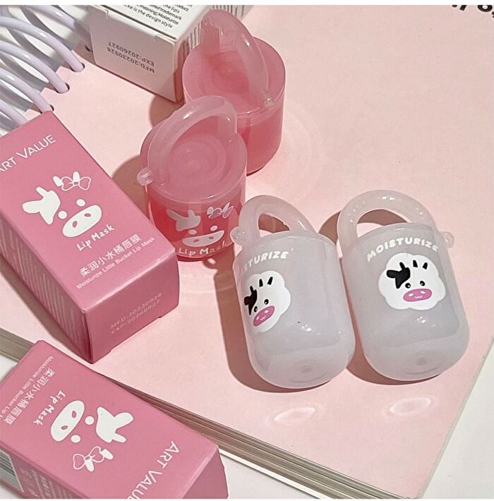 Mini Bucket Moisturize Lip Mask - 2 Types - 01# Peach - 2.5g