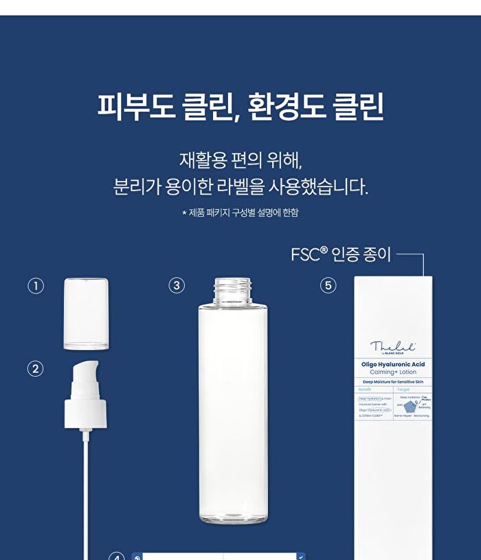 THE LAB by BLANC DOUX Oligo Hyaluronic Acid Calming+ Lotion - 2024 Version - 150ml