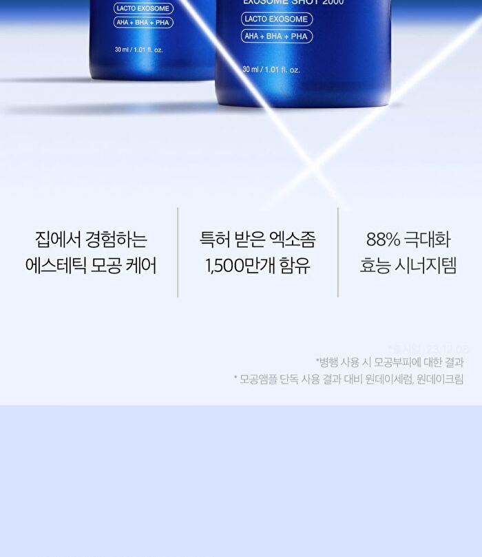 One Day Exosome Shot Pore Ampoule 2000 - 30ml