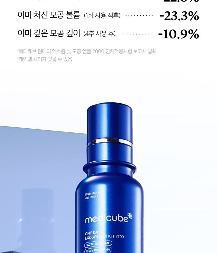 One Day Exosome Shot Pore Ampoule 7500 - 30ml