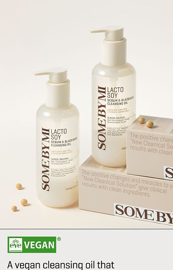 Lacto Soy Sebum & Blackhead Cleansing Oil - 200ml