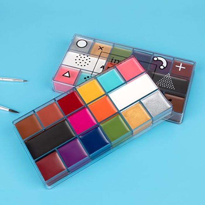 Imagic 16 Colour Face & Body Painting Palette - Painting Palette - 108g