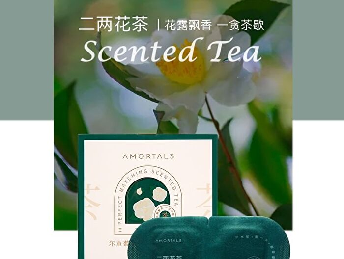 Amortals Light Aroma Steam Eye Mask - 4 Types - Misty Forest - 1 box (14pcs)