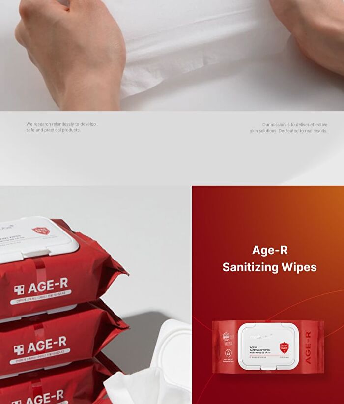 AGE-R Sanitizing Wipes - 30 wipes