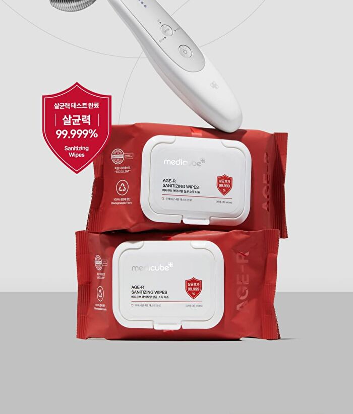 AGE-R Sanitizing Wipes - 30 wipes
