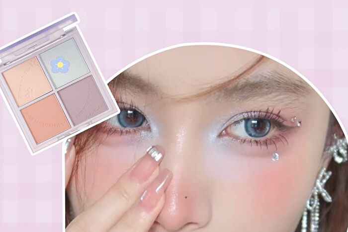 4 Colors Blusher Palette - 2 Colors - #2