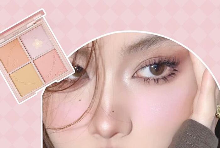 4 Colors Blusher Palette - 2 Colors - #2