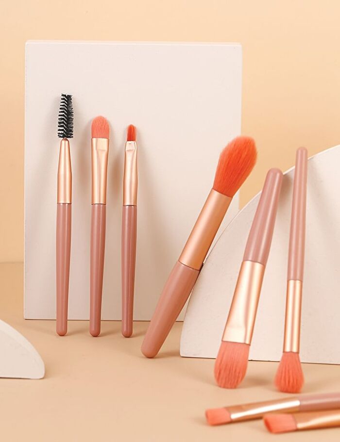 Makeup Brush Set  - 4 Colors - #Light Pink