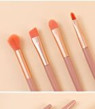 Makeup Brush Set  - 4 Colors - #Light Pink