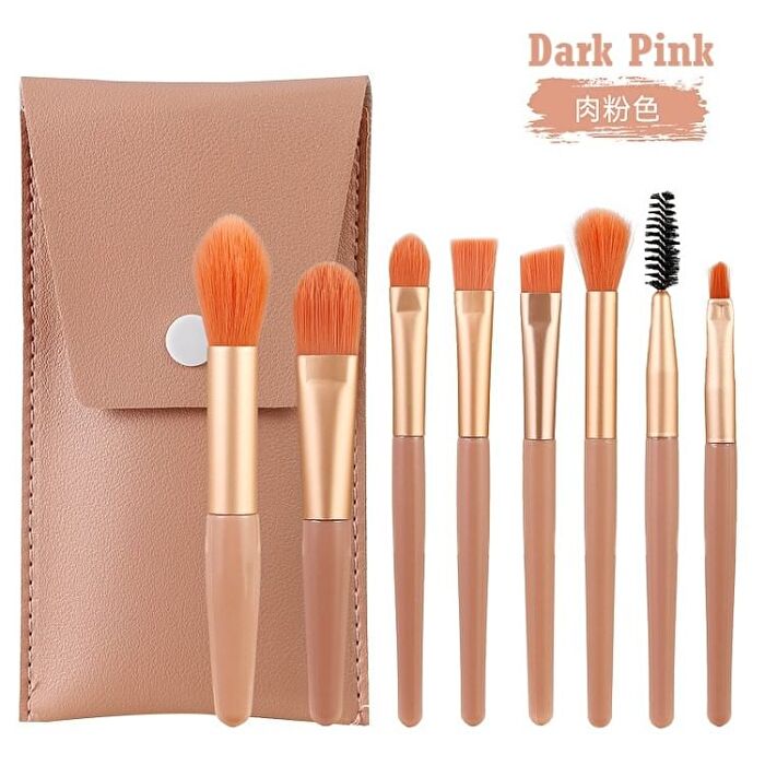 Makeup Brush Set  - 4 Colors - #Light Pink
