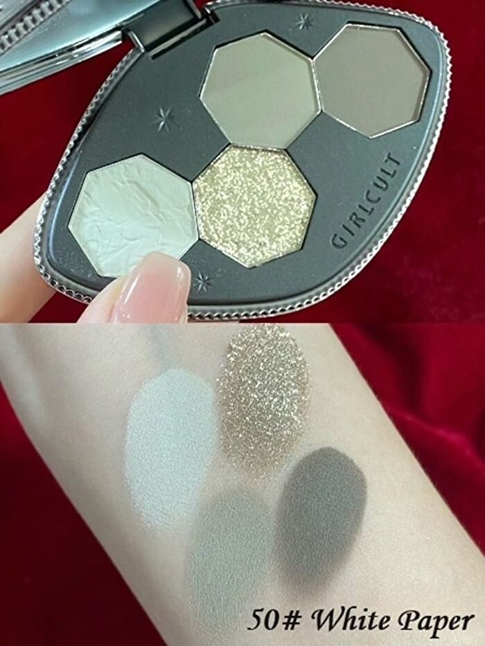 Girlcult Four Great Inventions Series Vision Eyeshadow Palette - 3 Types - 52# Like Fire