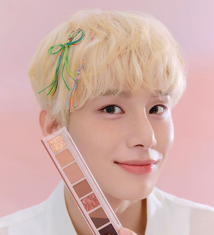 peripera All Take Mood Palette - 4 Colors - #01 Whisper of Spring Coral
