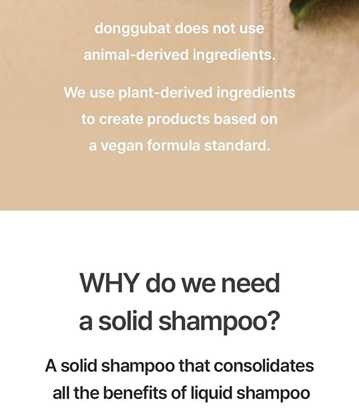 Vegan Shampoo Bar Camellia - 120g
