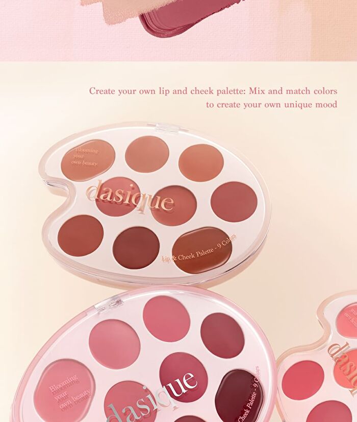 Mood Painting Lip & Cheek Palette - 4 Types - #04 Rose Coloring