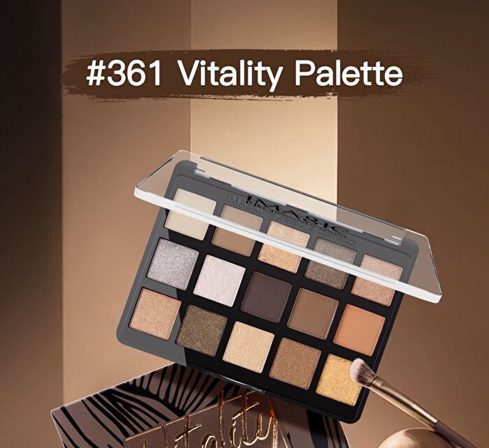 VITALITY 15 Colours Eyeshadow Palette - #361 - 18g