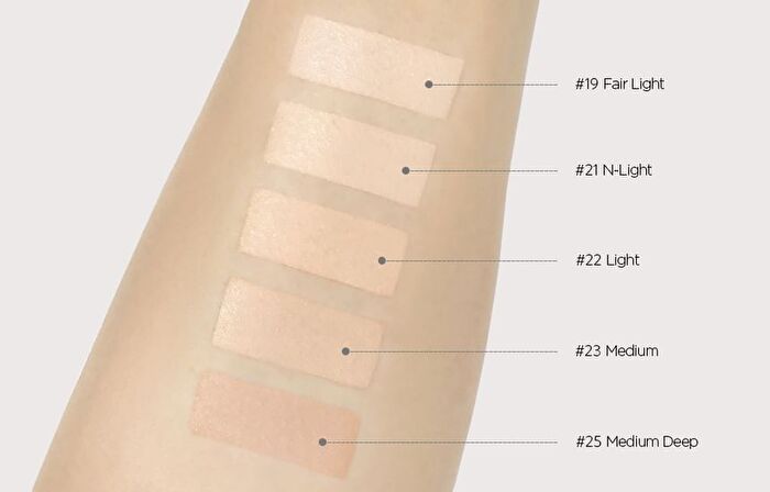 Jung Saem Mool Skin Nuder Cover Layer Cushion Set - 5 Colors - #19 Fair Light