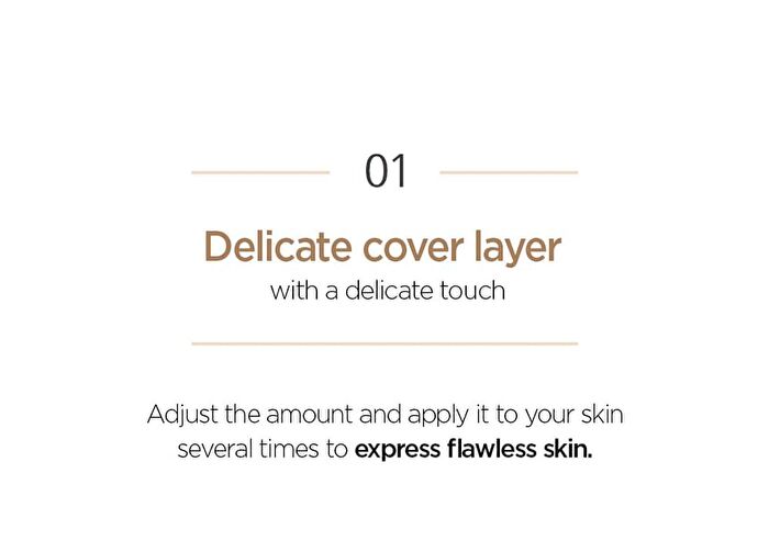 Jung Saem Mool Skin Nuder Cover Layer Cushion Set - 5 Colors - #23 Medium