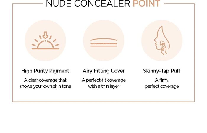 Jung Saem Mool Skin Nuder Concealer - 3 Colors - Medium