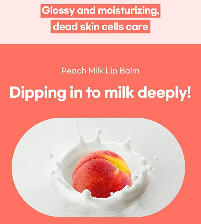 Milk Lip Balm - 2 Types - Peach Milk