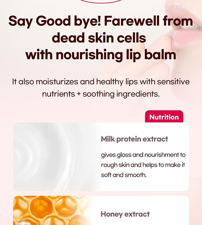 Milk Lip Balm - 2 Types - Peach Milk