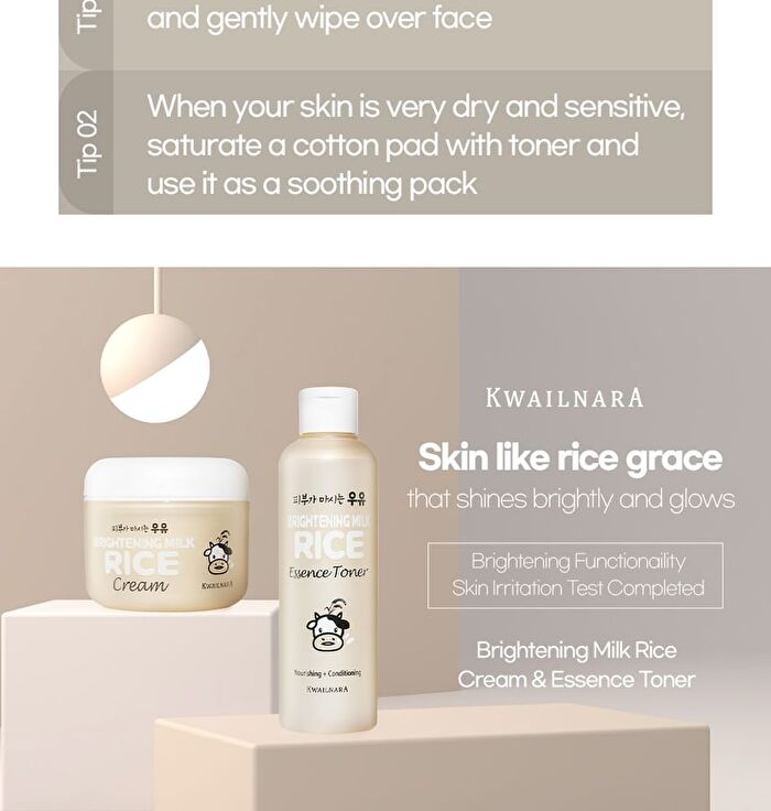 Brightening Milk Rice Essence Toner - 200ml