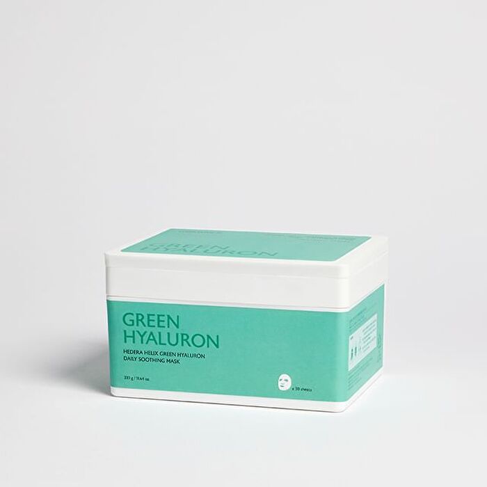 Hedera Helix Green Hyaluron Daily Soothing Mask - 30 sheets