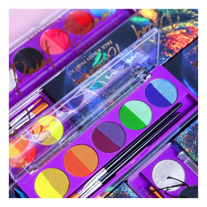 Fluorescent UV Body Painting Palette - 2 Types - 01# - 11g