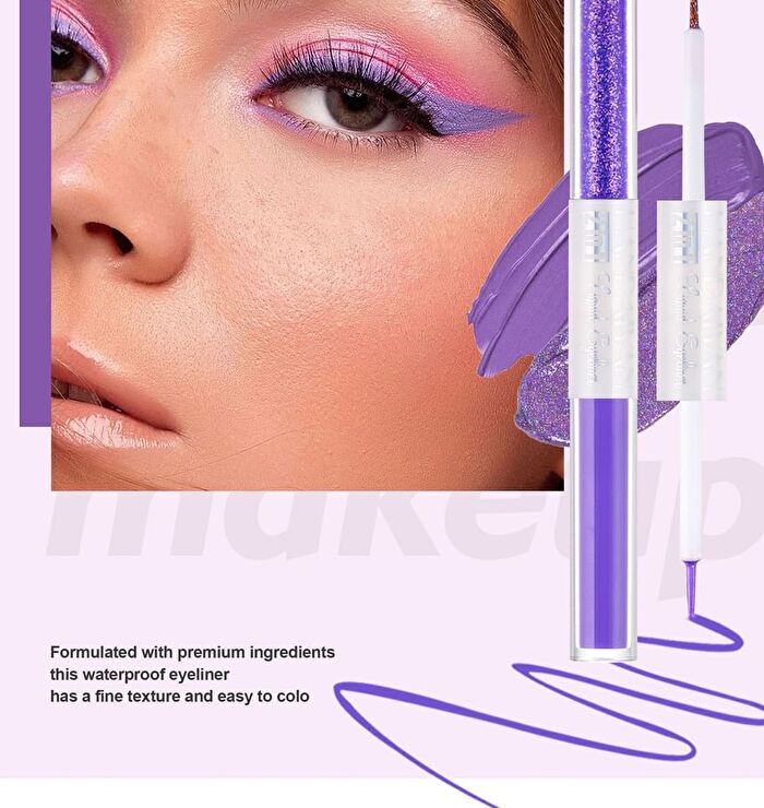 Double Effect Dual-Ended Eyeliner - 12 Colors - 06# Gray - 3ml