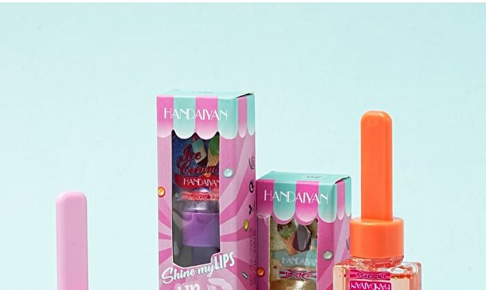 Handaiyan Ice Cream Lip Oil - 6 Colors - 1# Green (Clear) - 9ml