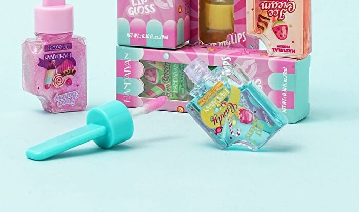 Handaiyan Ice Cream Lip Oil - 6 Colors - 1# Green (Clear) - 9ml