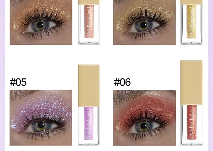 Shimmer Liquid Eyeshadow - 12 Colors - 02# - 4ml