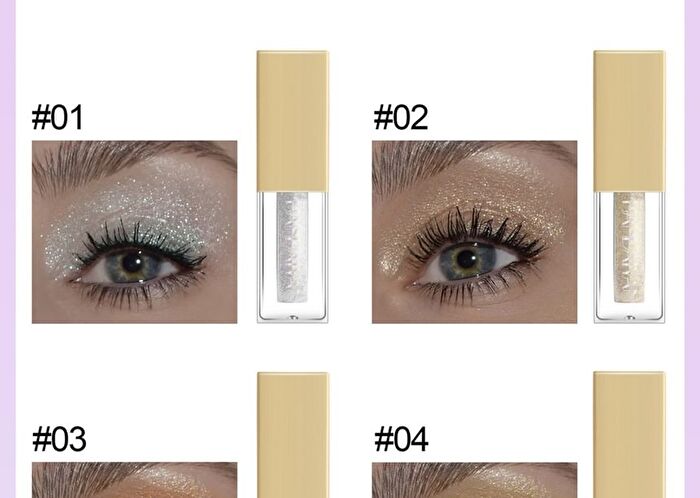 Shimmer Liquid Eyeshadow - 12 Colors - 02# - 4ml