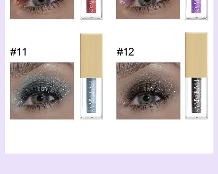Shimmer Liquid Eyeshadow - 12 Colors - 02# - 4ml