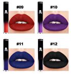 Gothic Style Matte Liquid Lipstick - 12 Colors - 08# - 3.5ml