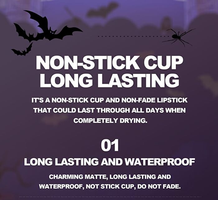 Gothic Style Matte Liquid Lipstick - 12 Colors - 08# - 3.5ml