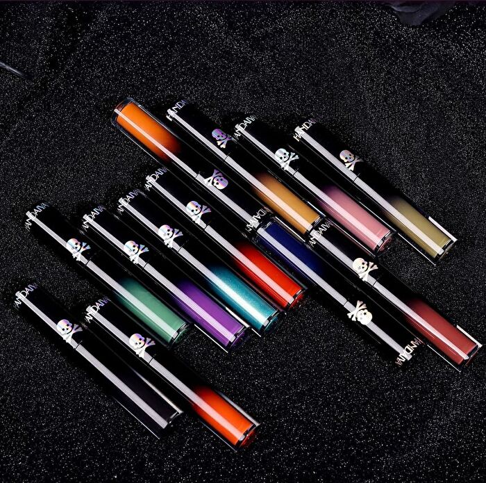 Gothic Style Matte Liquid Lipstick - 12 Colors - 08# - 3.5ml