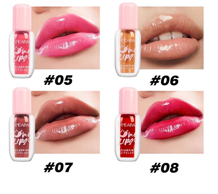 Glossy Plumping Lip Gloss - 8 Colors - 04# - 2.5ml