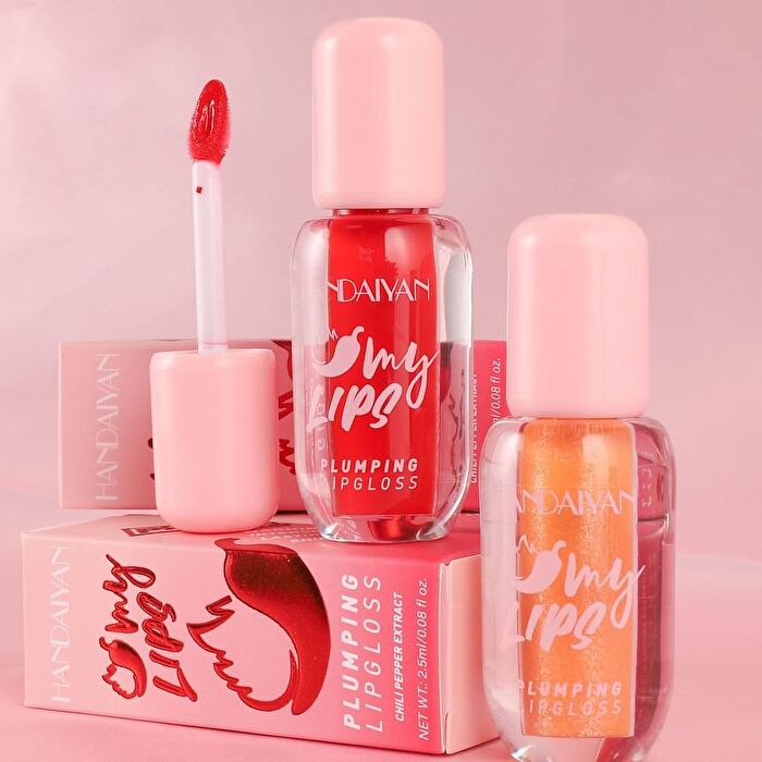 Glossy Plumping Lip Gloss - 8 Colors - 04# - 2.5ml