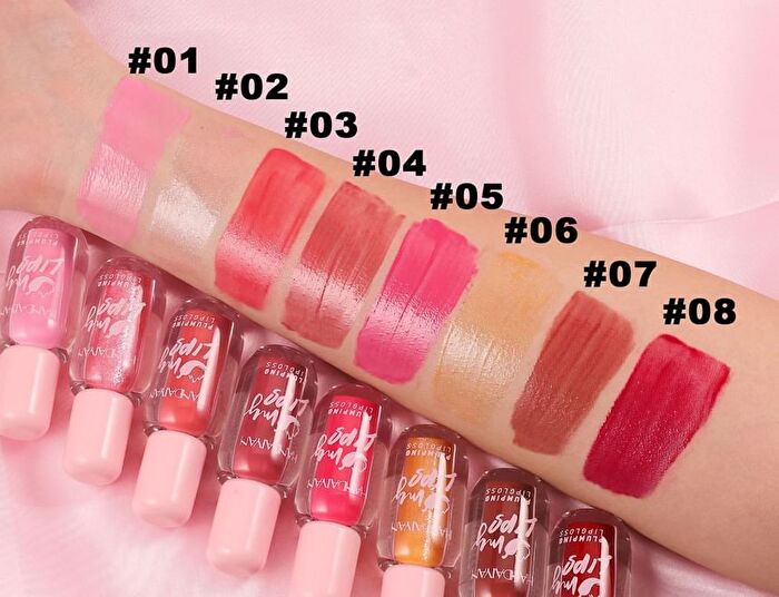 Glossy Plumping Lip Gloss - 8 Colors - 04# - 2.5ml