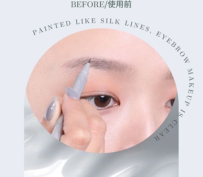 Veecci Lifelike Liquid Eyebrow Pencil - 5 Colors - 104# Grey - 0.45ml
