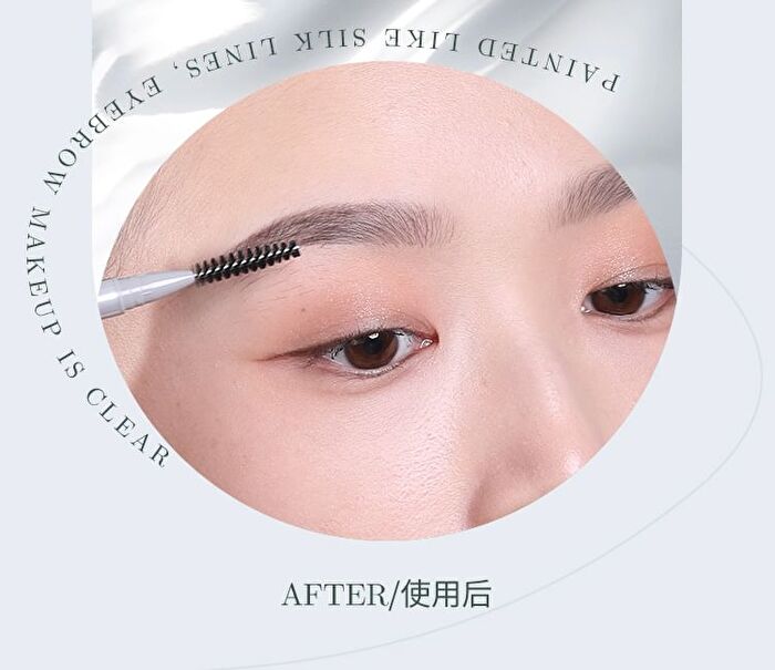 Veecci Lifelike Liquid Eyebrow Pencil - 5 Colors - 104# Grey - 0.45ml
