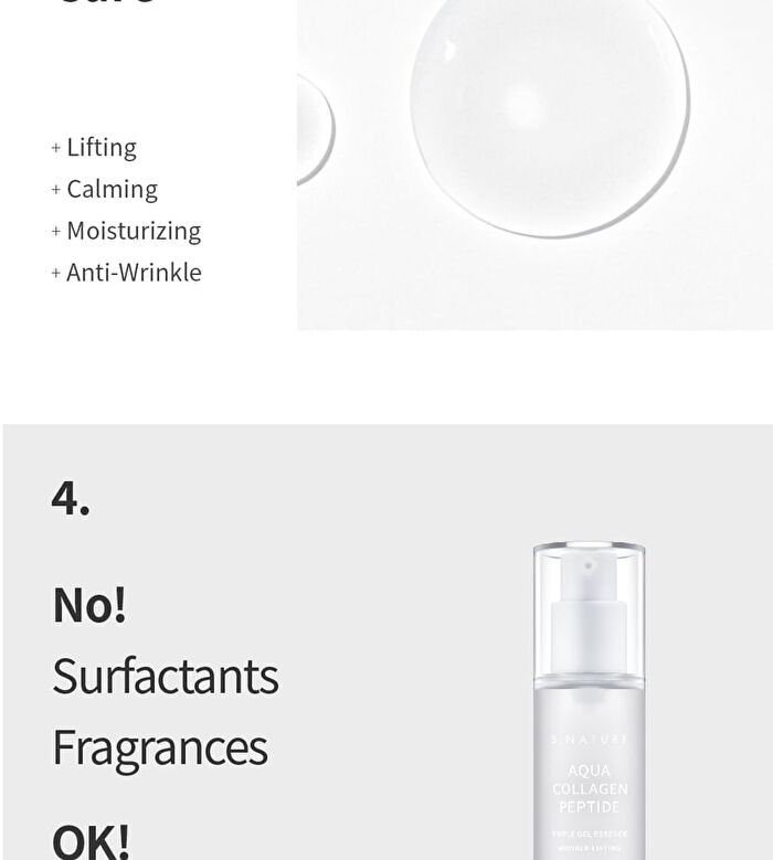 Aqua Collagen Peptide Triple Gel Essence - 50ml