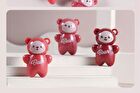 Huggable Bear Keychain Airy Mist Lip Mud - 4 Colors - B03# Wild Berry - 0.8g