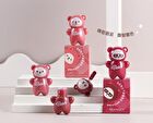 Huggable Bear Keychain Airy Mist Lip Mud - 4 Colors - B03# Wild Berry - 0.8g