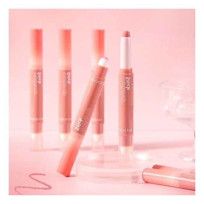 Mansly Eye & Cheek Dual -Ended Makeup Stick - 6 Colors - 05# Cream Orange - 1.1g